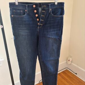 Banana Republic High Rise Dark Indigo Jeans